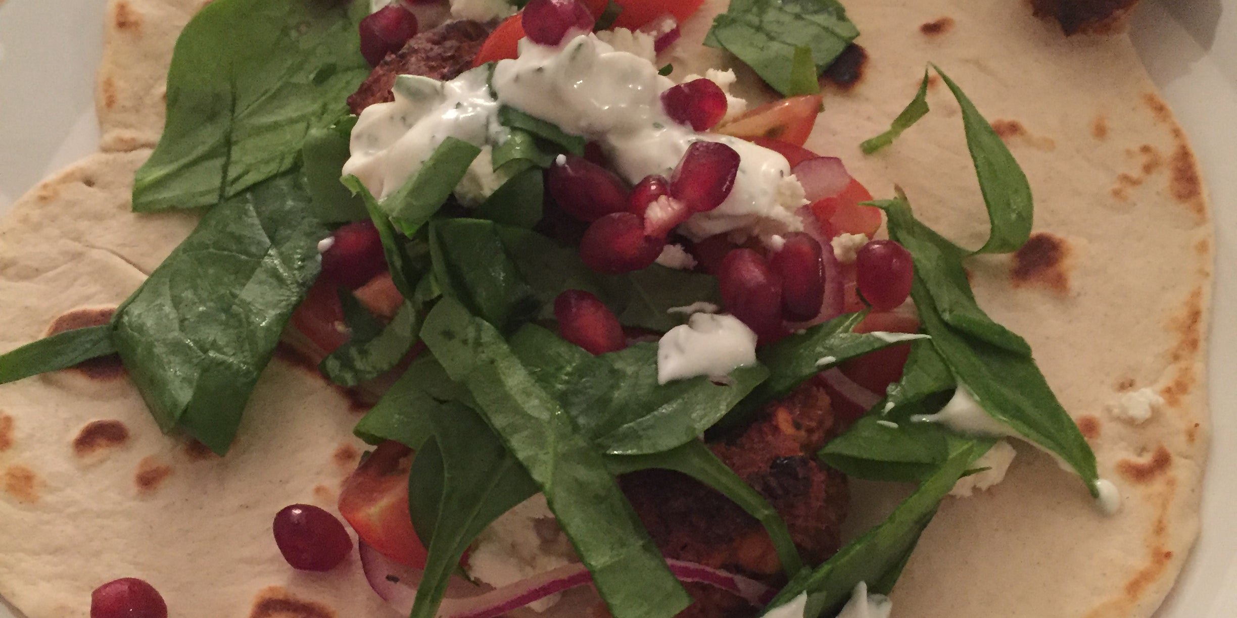 Lamb Tortillas with Minted Yoghurt