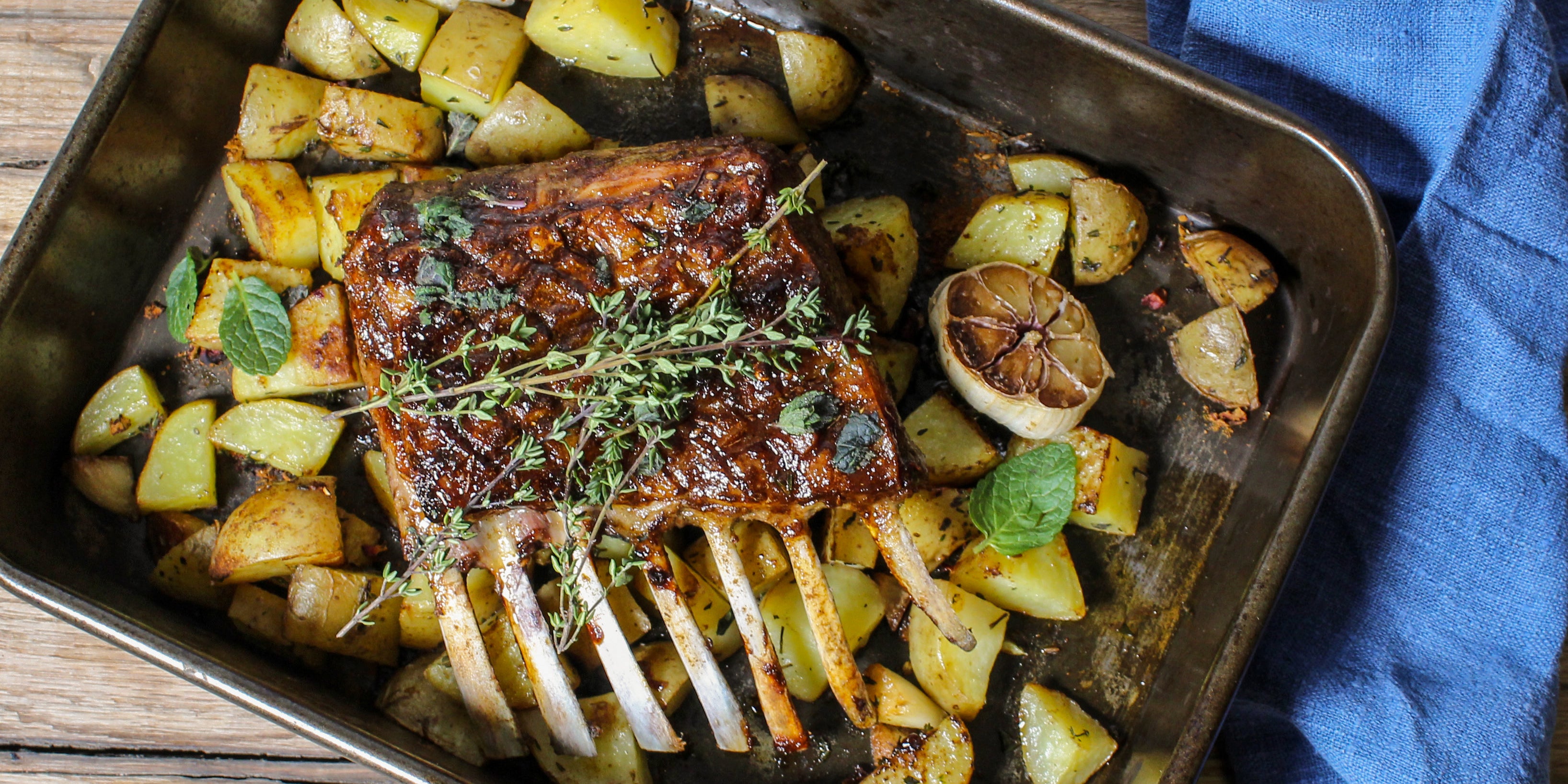 Persian-Glazed Rack of Lamb
