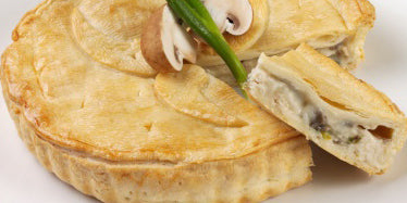 Creamy Organic Turkey and Mushroom Pie