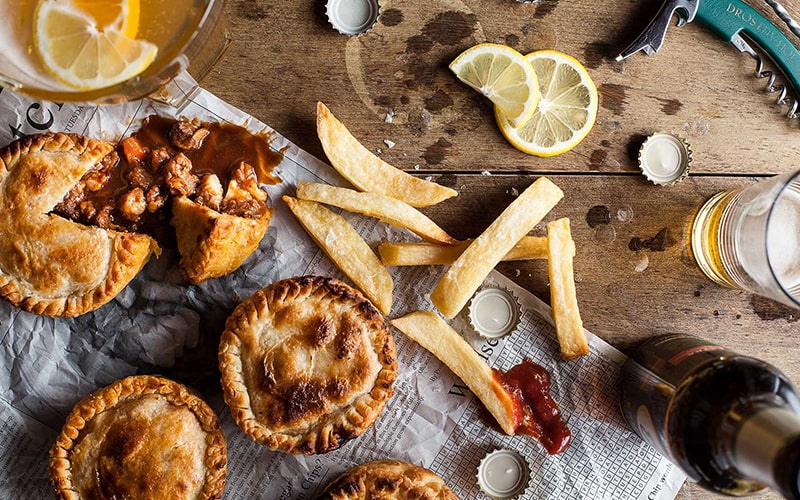 Pie week 2021 organic pie and chips