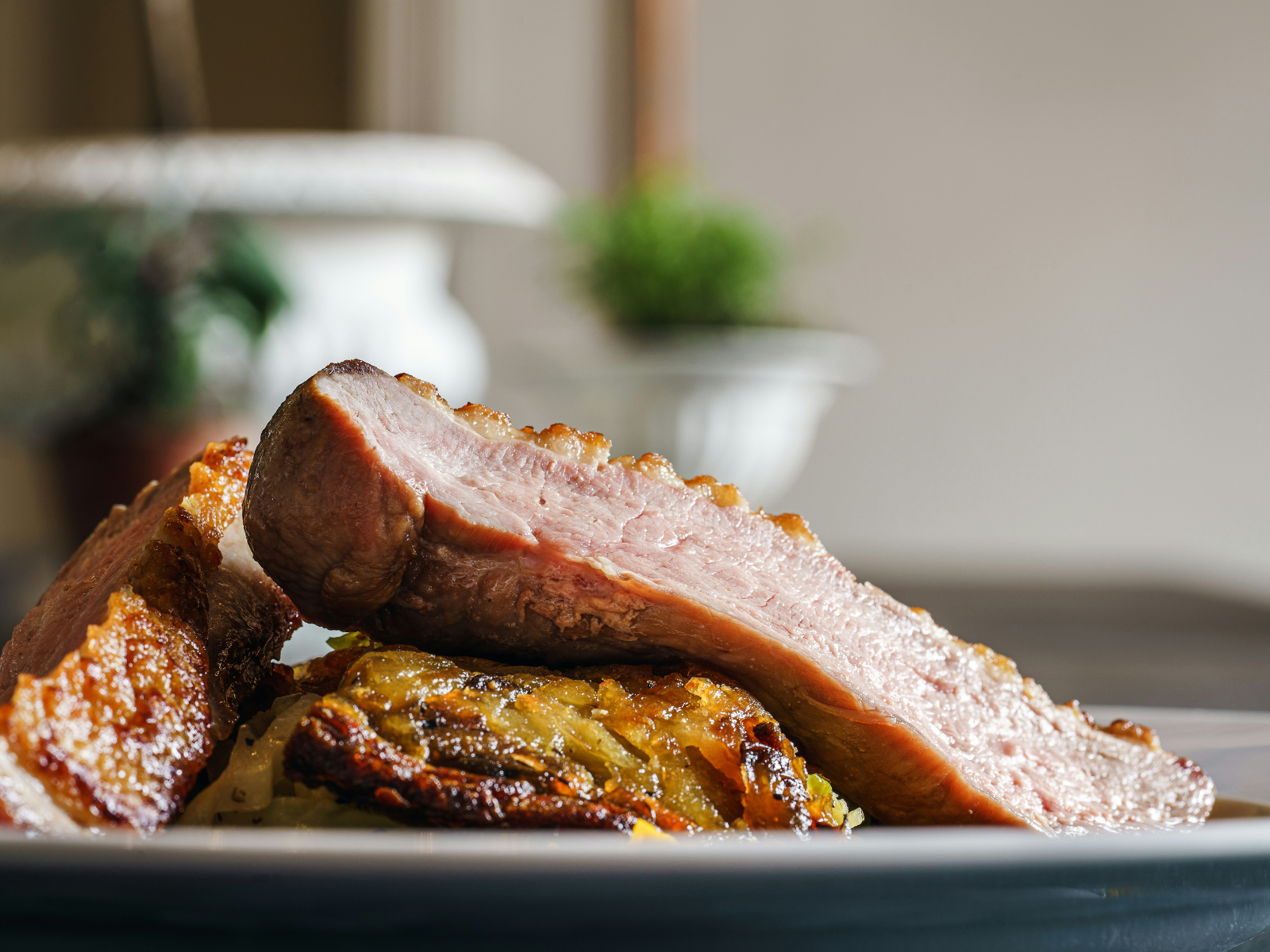Crispy Eversfield Organic Duck Breast with Honey, Orange & Thyme