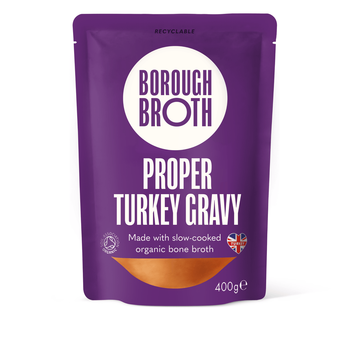 Borough Broth Broth and Stock Proper Organic Turkey Gravy 400g