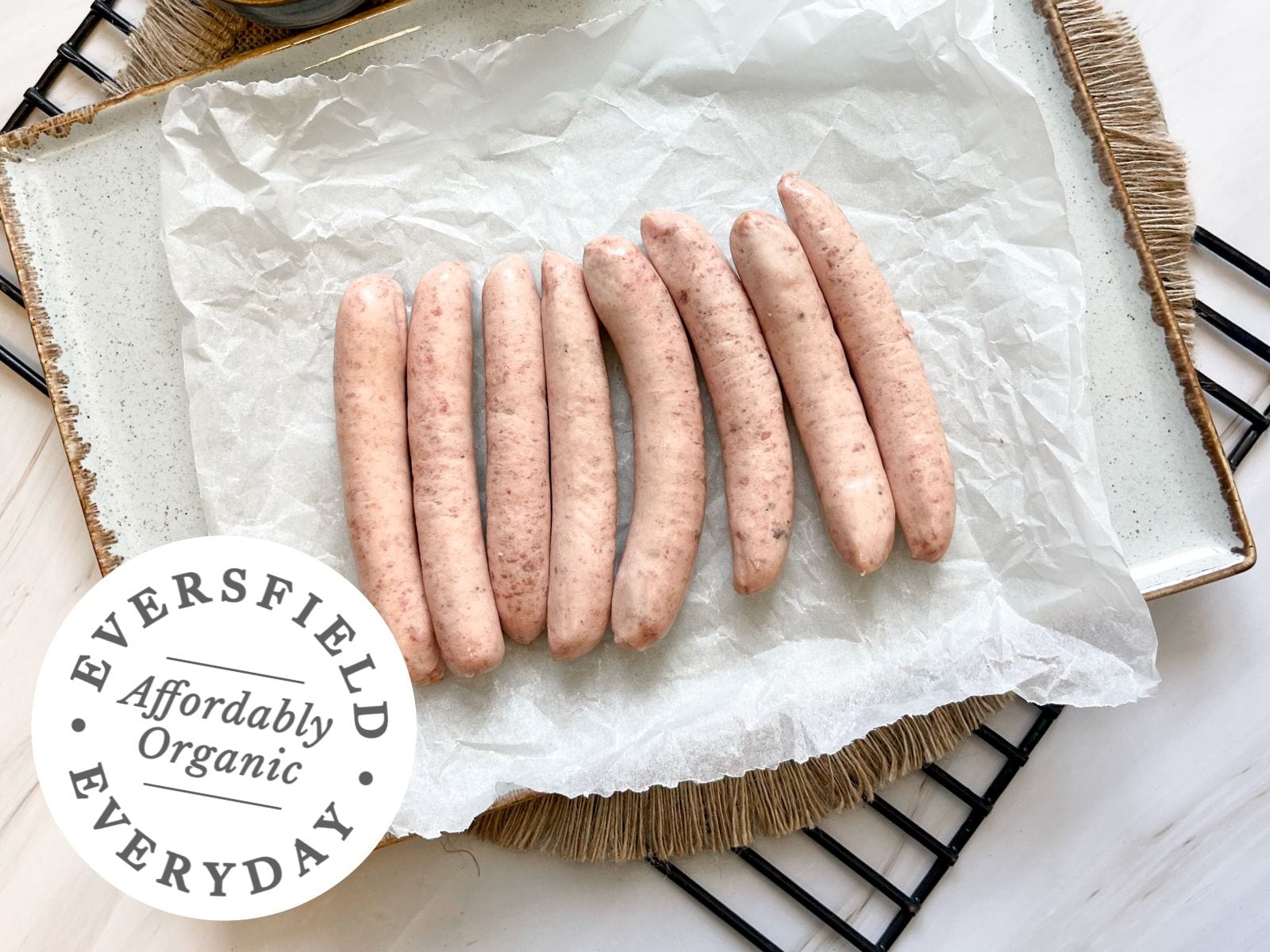 Eversfield Everyday Pork Everyday Organic Pork Chipolatas 340g