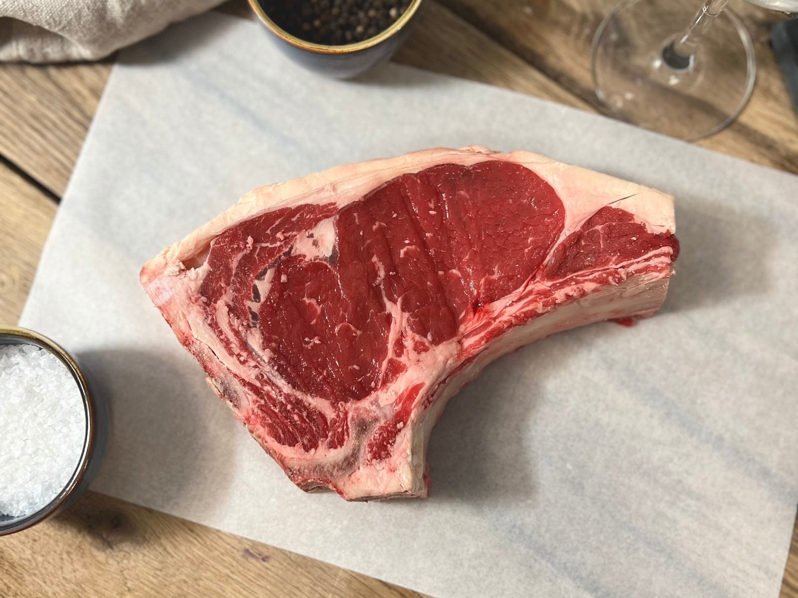 Eversfield Organic Beef Valentine's Sharing Sirloin Steak On The Bone 750g