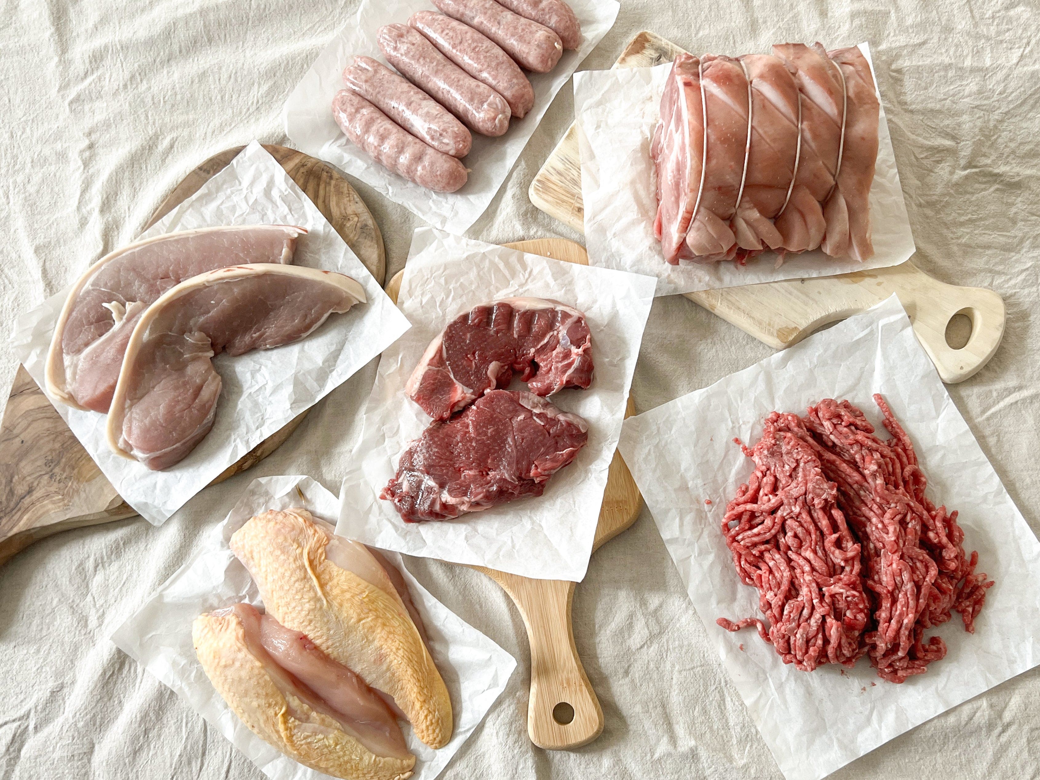 Eversfield Organic Meat and Fish Selection Box The November Organic Meat Box Box