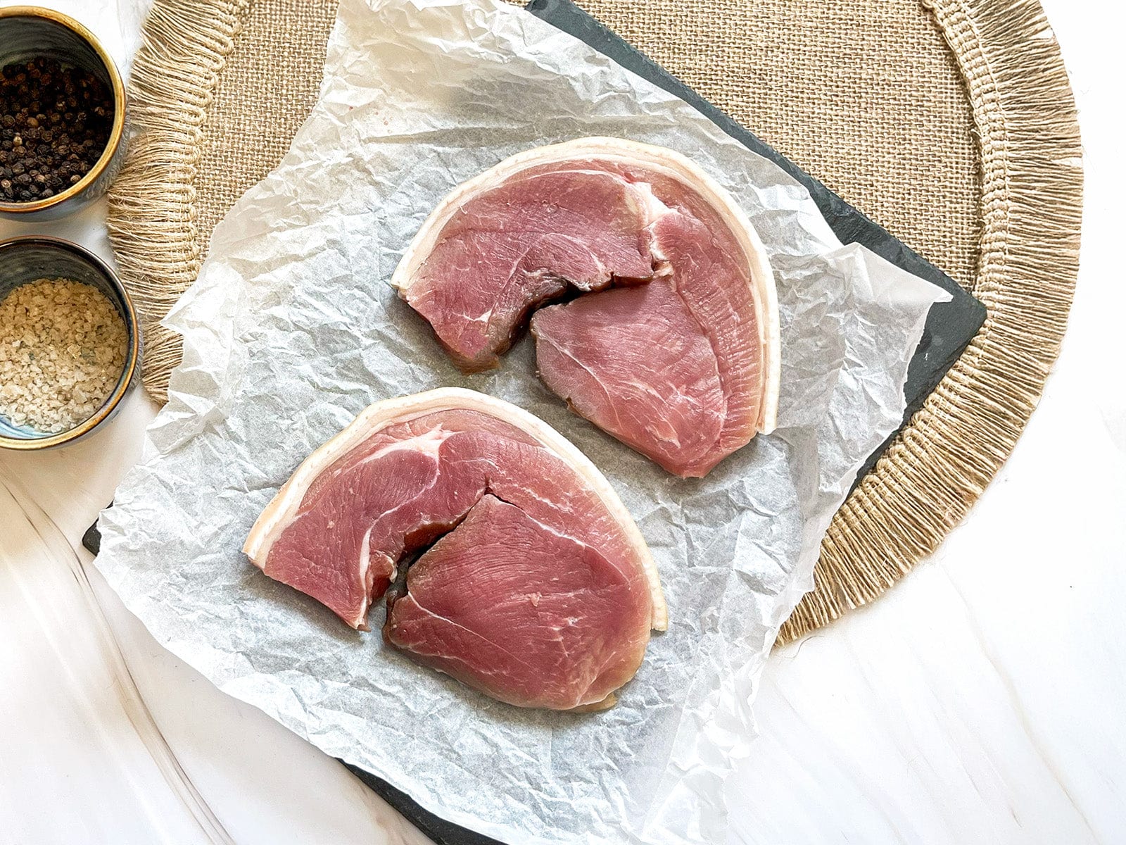 Eversfield Organic Pork Organic Nitrate-Free Gammon Steaks 400g