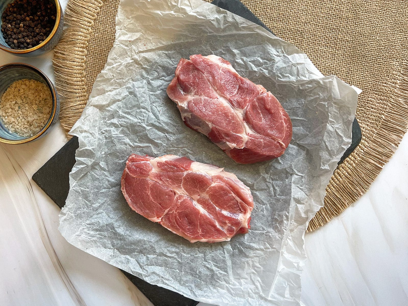 Eversfield Organic Pork Organic Pork Collar Steaks 340g