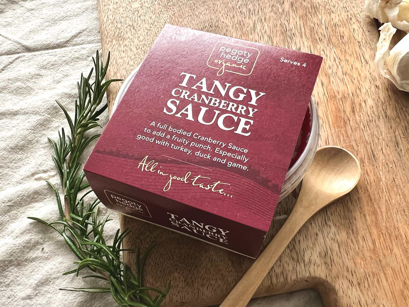 Pegoty Hedge Soups and Sauces Fresh Cranberry Sauce 200g