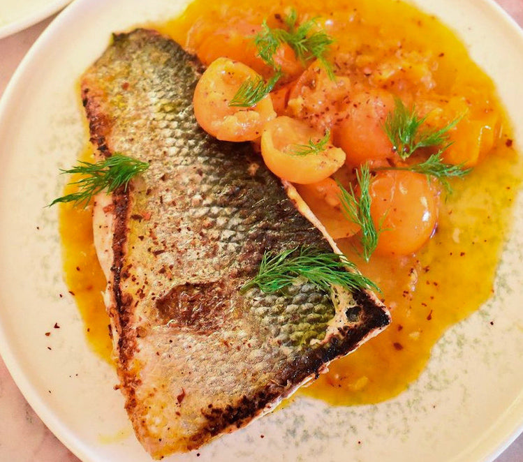 Sea Bass With Tomato Sauce