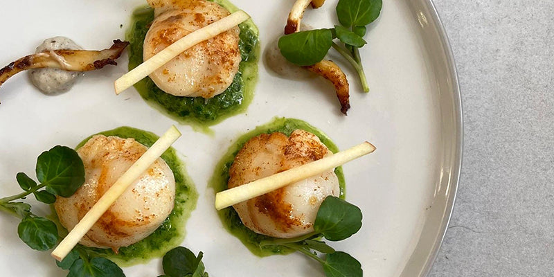 Pan Fried Wild Scallops