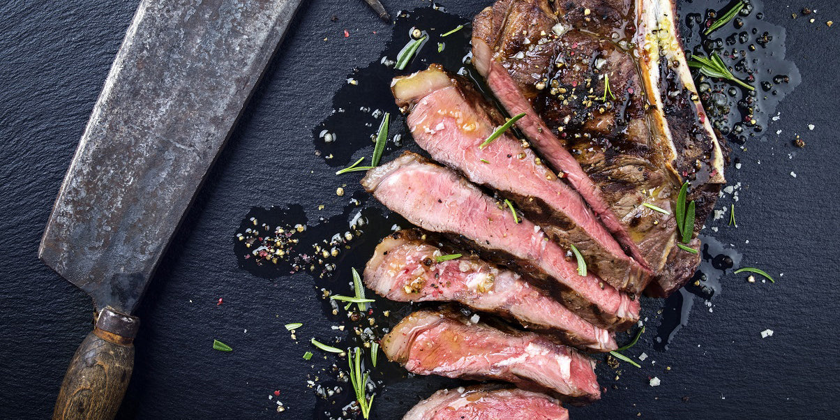 Côte de Bœuf and Herb Butter