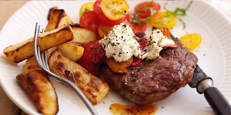Rib Eye Steak Goats Cheese Recipe