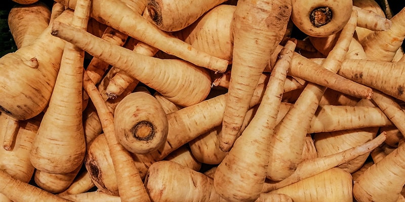 Maple & Thyme Roast Parsnips