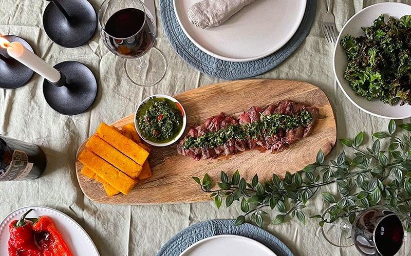 valentines recipe idea grass fed steak