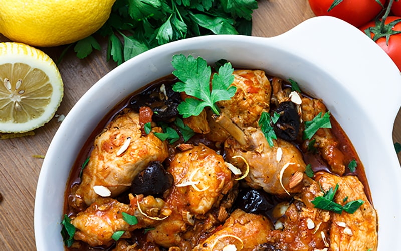 moroccan chicken tagine recipe