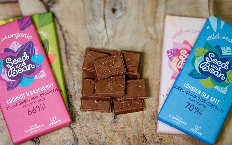 organic chocolate from ethical producers seed and bean