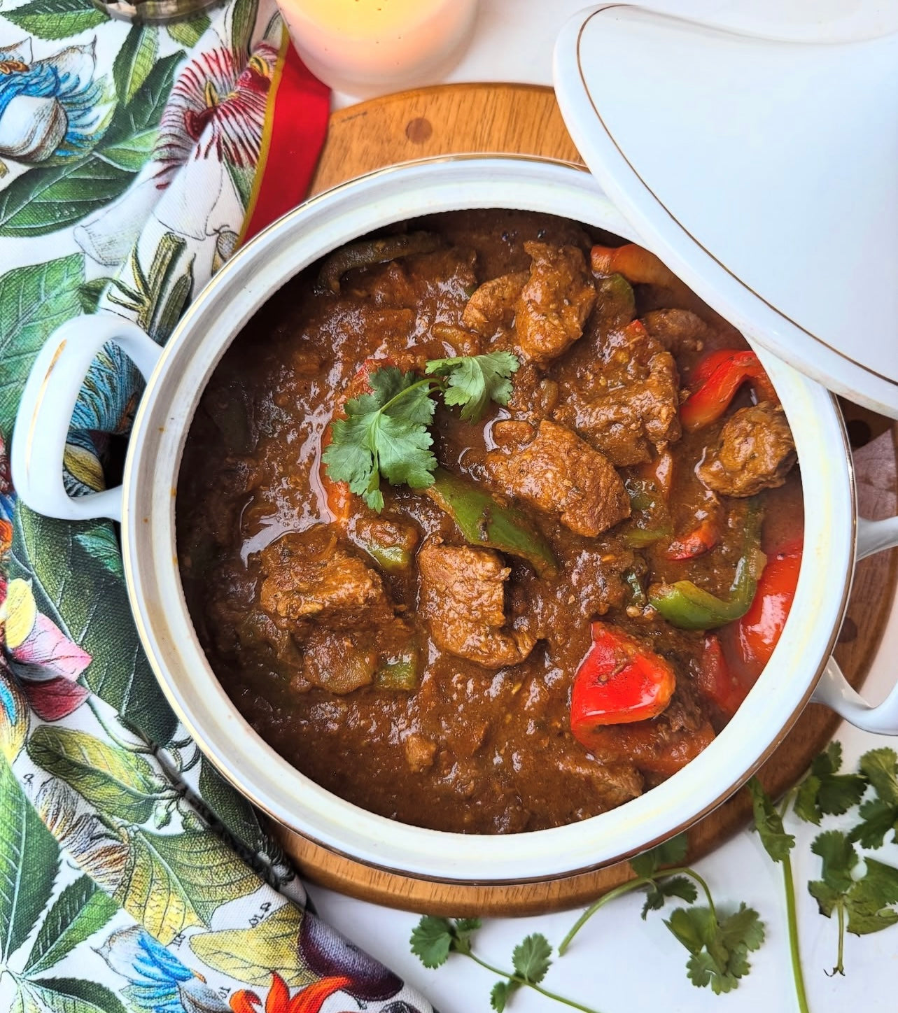 Cosy Organic Lamb Balti with Mango Chutney