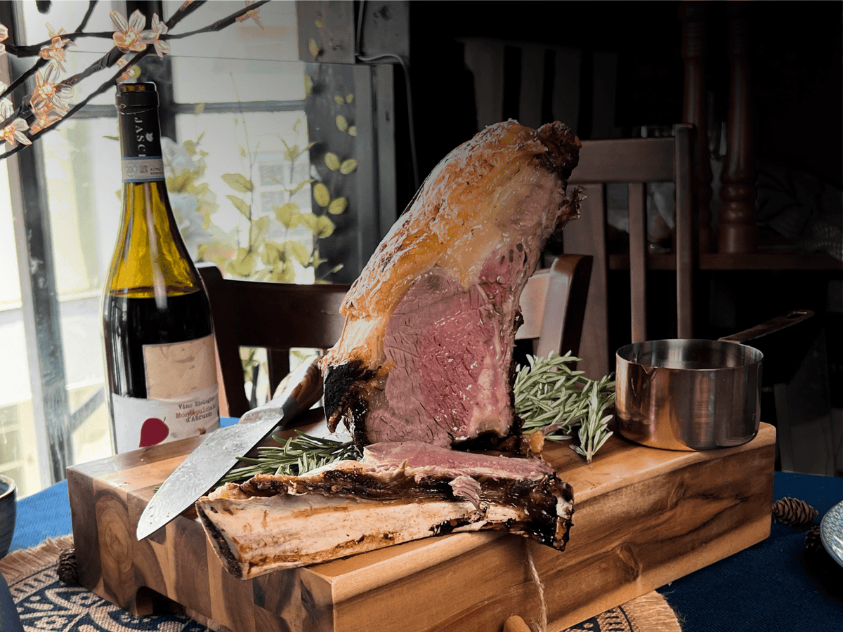 Beef Rib Join How To Cook: Roast Sirloin Beef Wing Rib Joint
