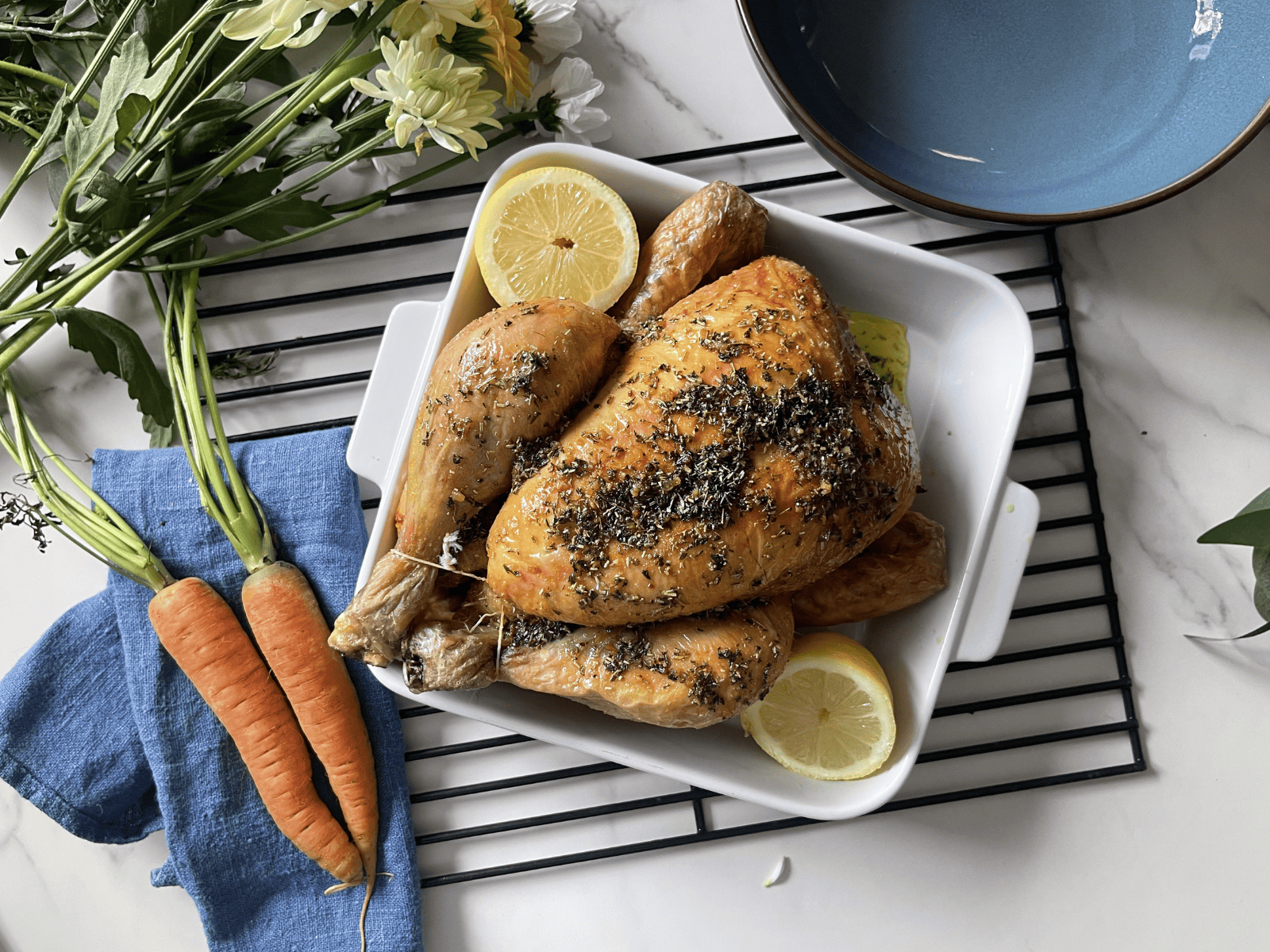 Easter Garlic & Herb Butter for Roast Chicken