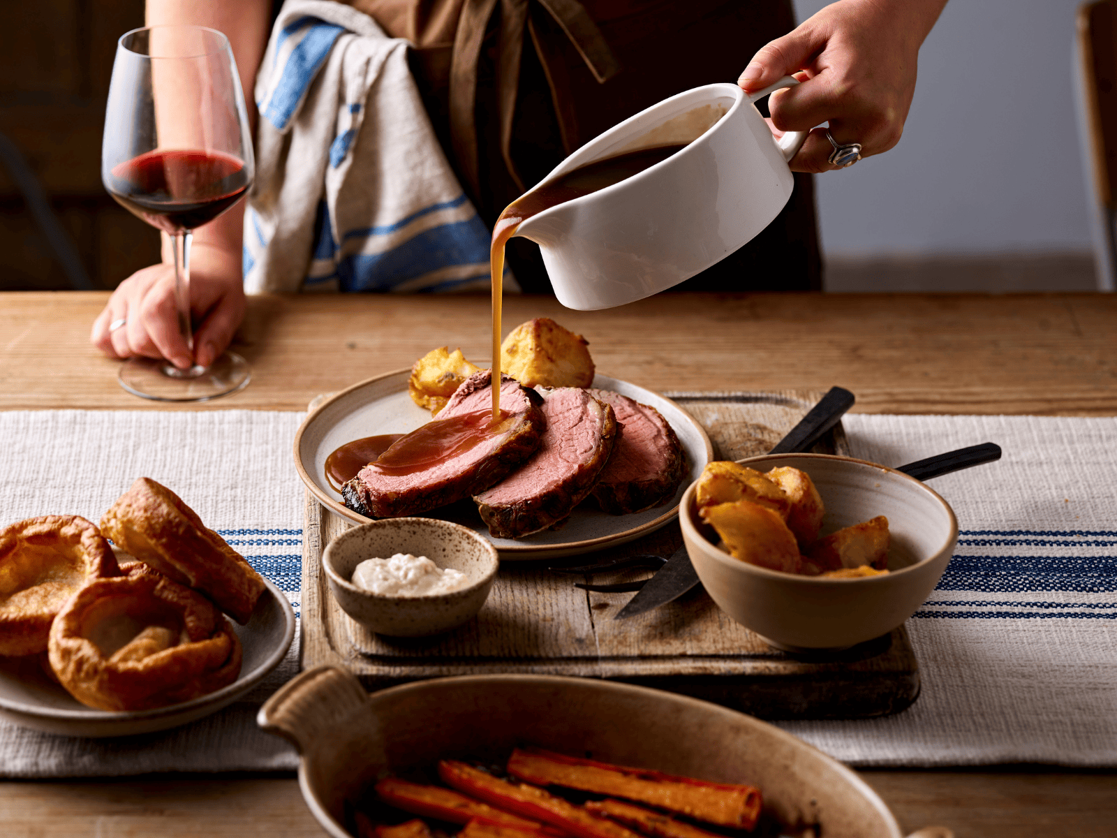 28-Day Aged Organic Beef Rump Joint with Garlic, Rosemary & Red Wine Jus