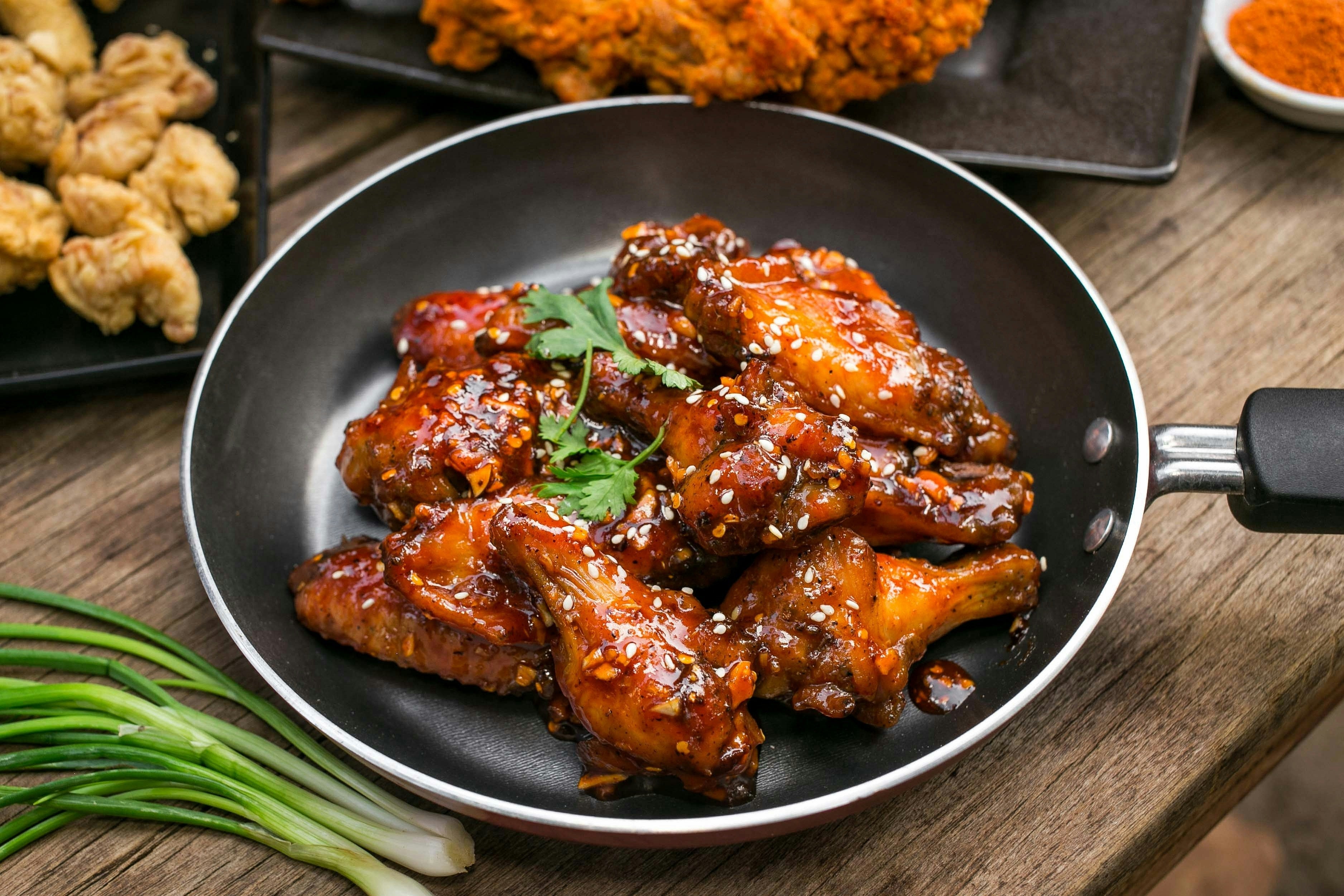 🎄 Christmas Spiced Sticky Chicken Wings