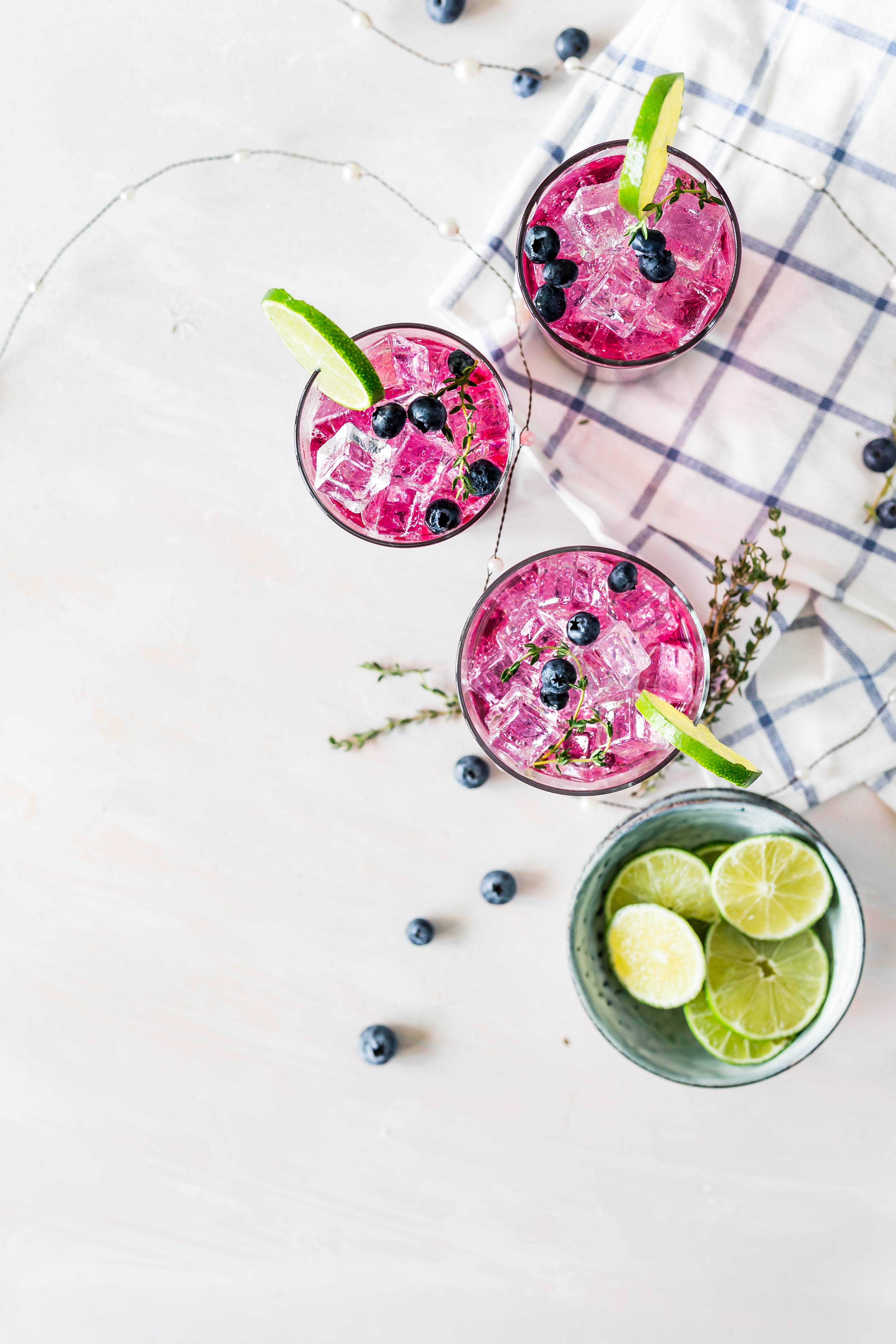 Blueberry Gin Fizz