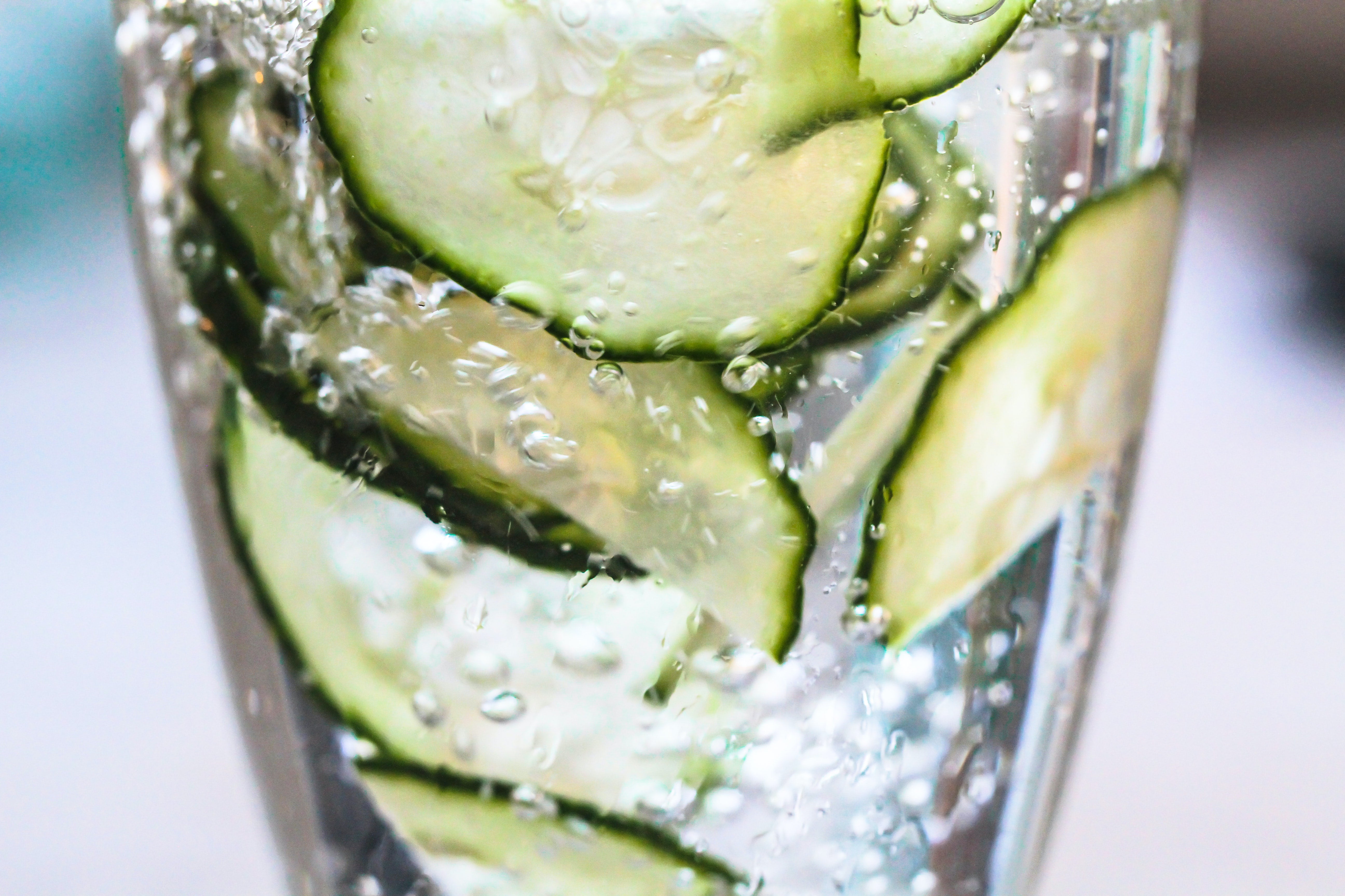 Cucumber and Elderflower G&Ts