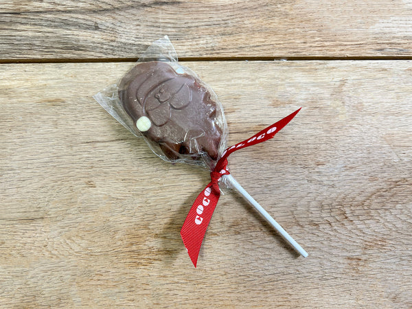 Milk Chocolate Santa Lolly