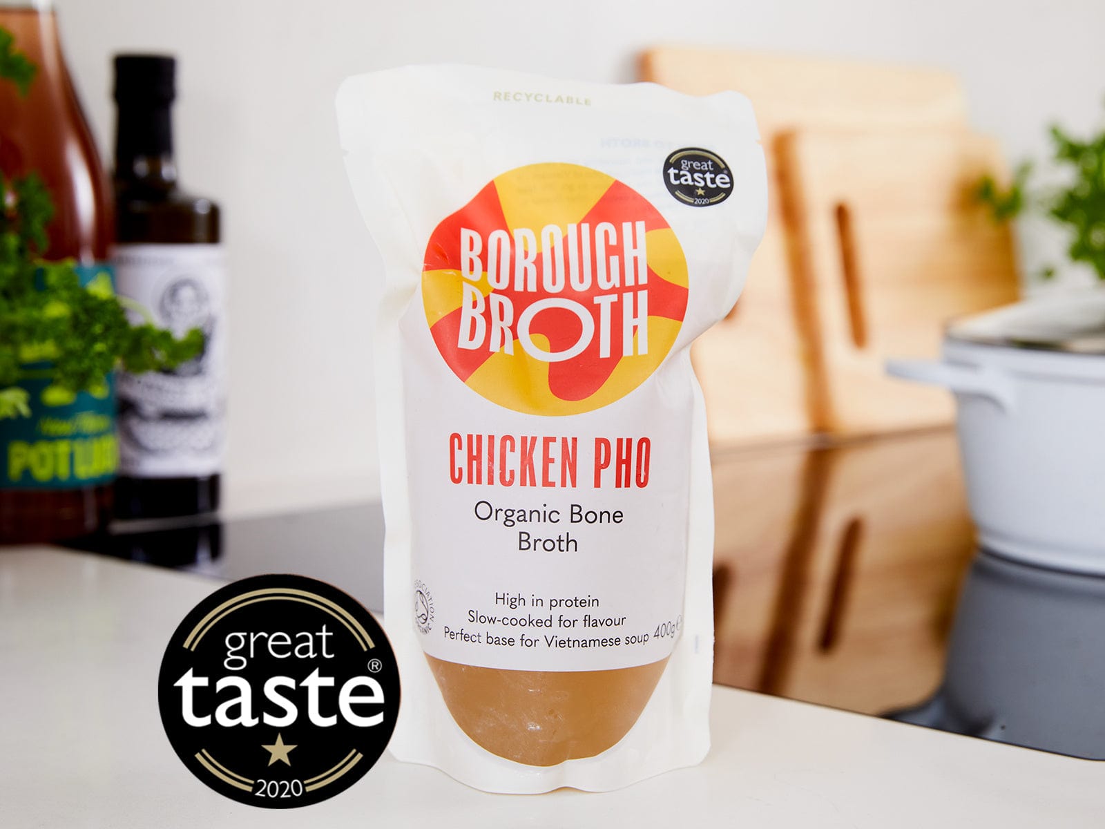 Borough Broth Broth and Stock Chicken Pho, Borough Broth 400g