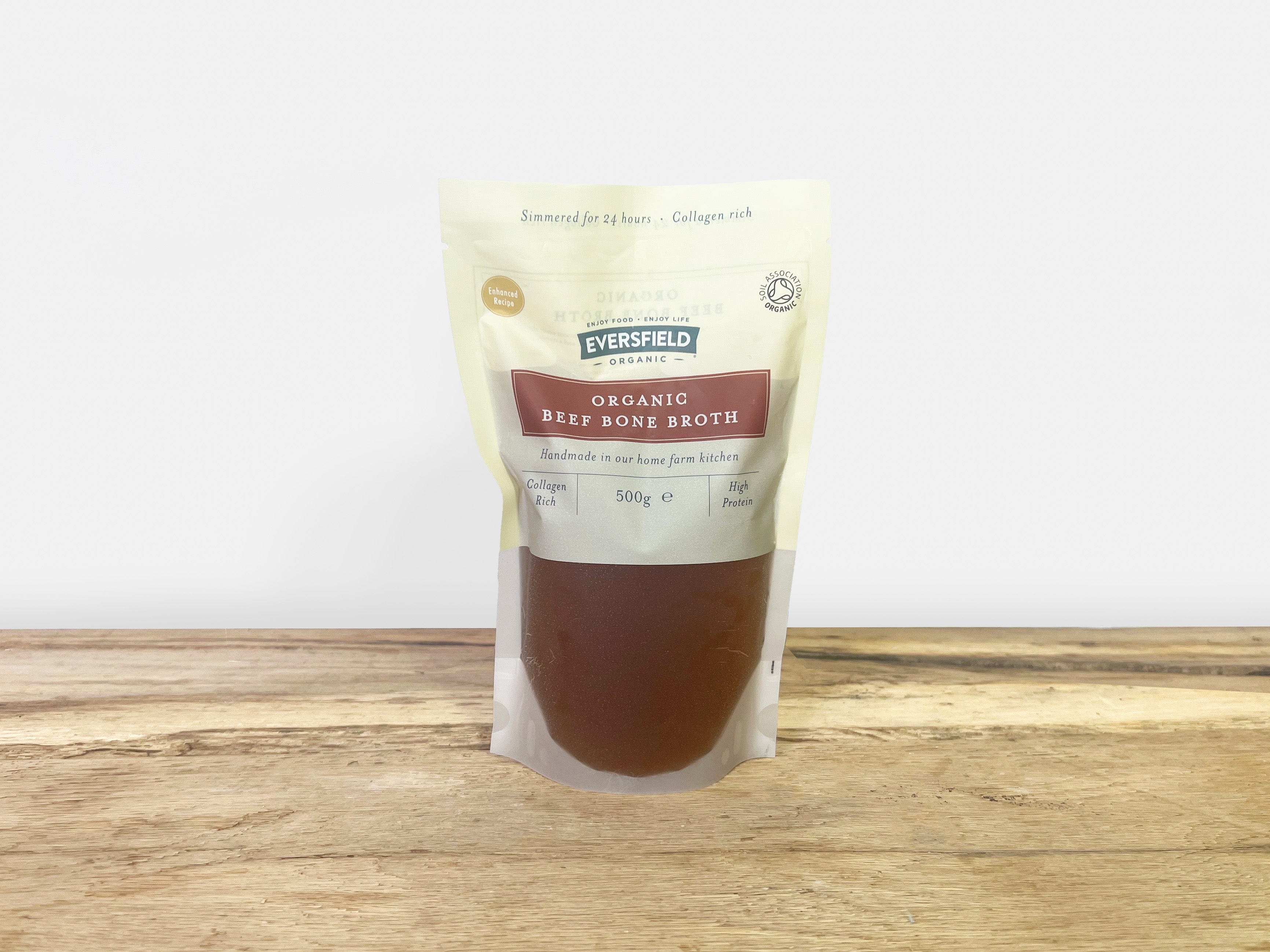 Eversfield Kitchen Broth and Stock Organic Beef Bone Broth 500g
