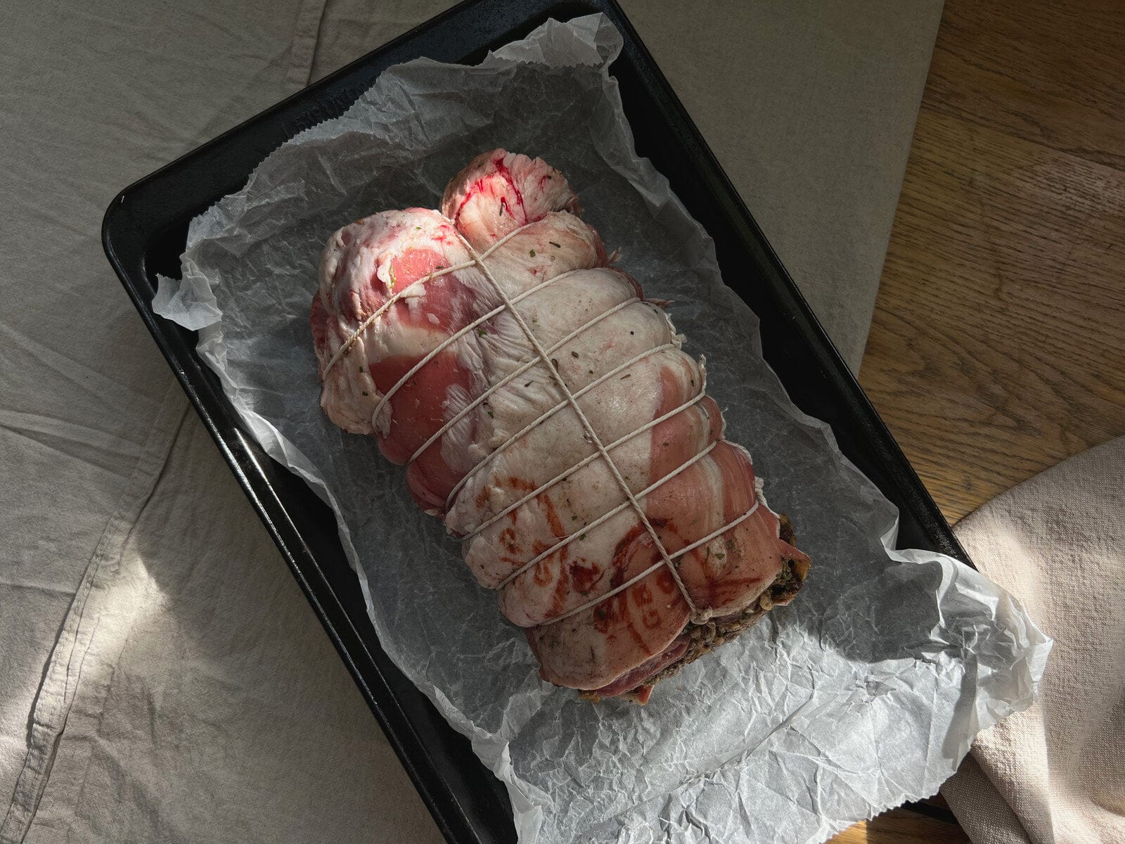 Eversfield Organic  Apple Stuffed Shoulder of Lamb