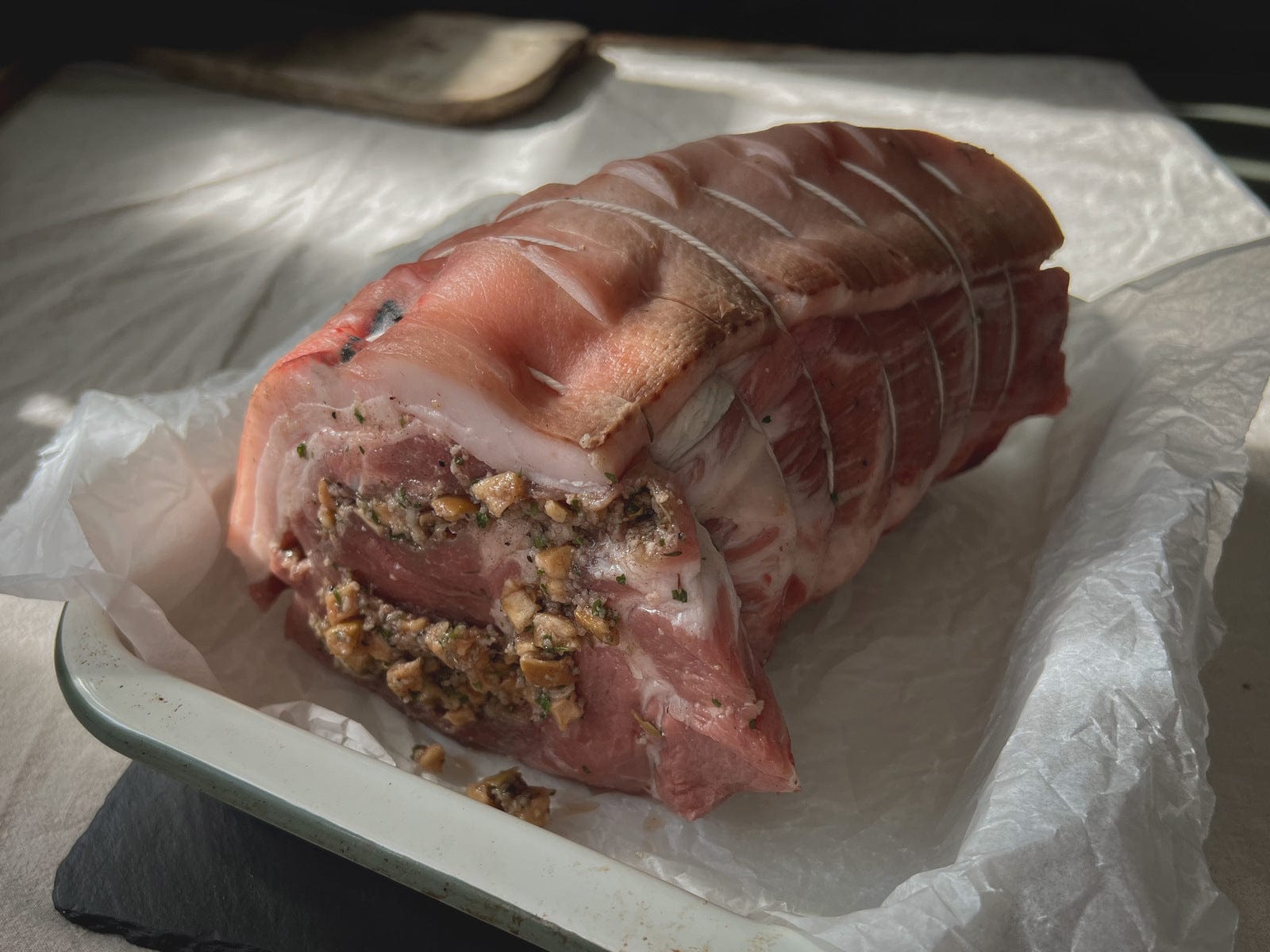 Eversfield Organic  Apple Stuffed Shoulder of Pork