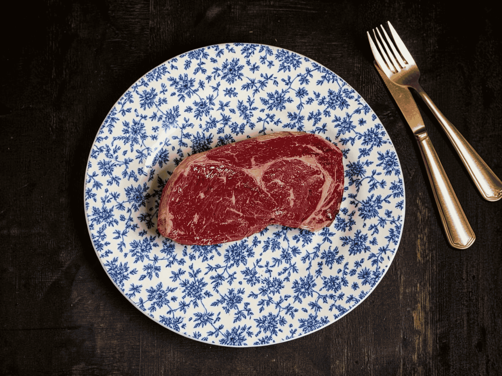 Eversfield Organic Beef Organic 28 Day Aged Beef Rib Eye Steak 220g- 1 Steak