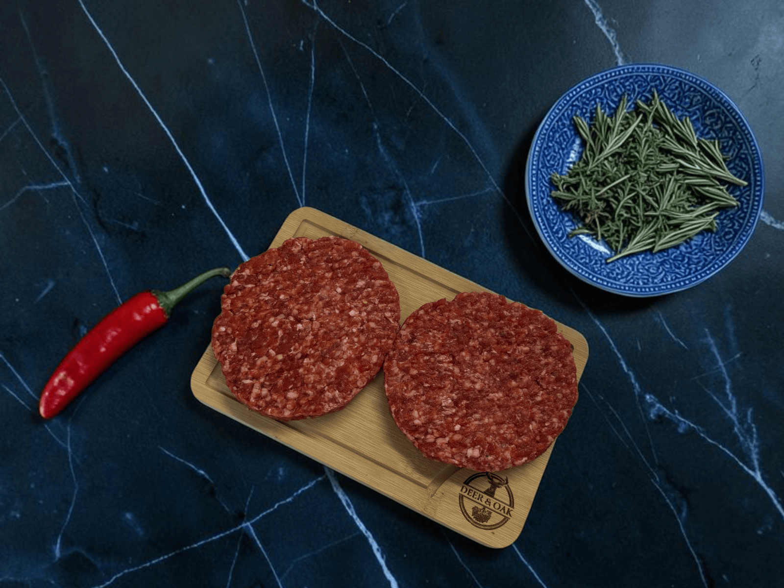 Eversfield Organic  Beef Organic Chilli Beef Burger 340g
