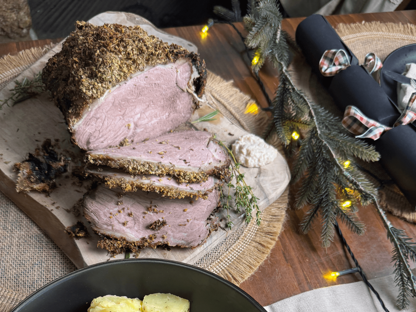 Eversfield Organic Beef Organic Herb-Crusted Beef with Horseradish 1.5kg