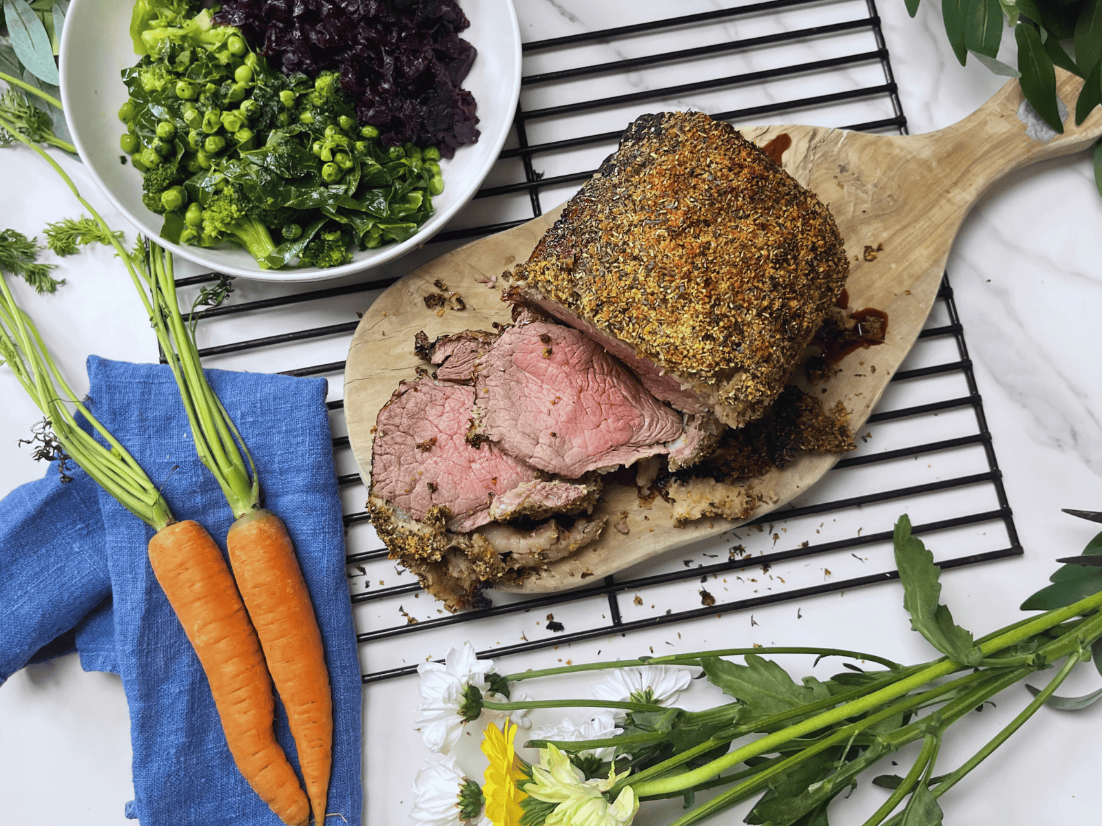 Eversfield Organic Beef Organic Herb-Crusted Beef with Horseradish 1.5kg