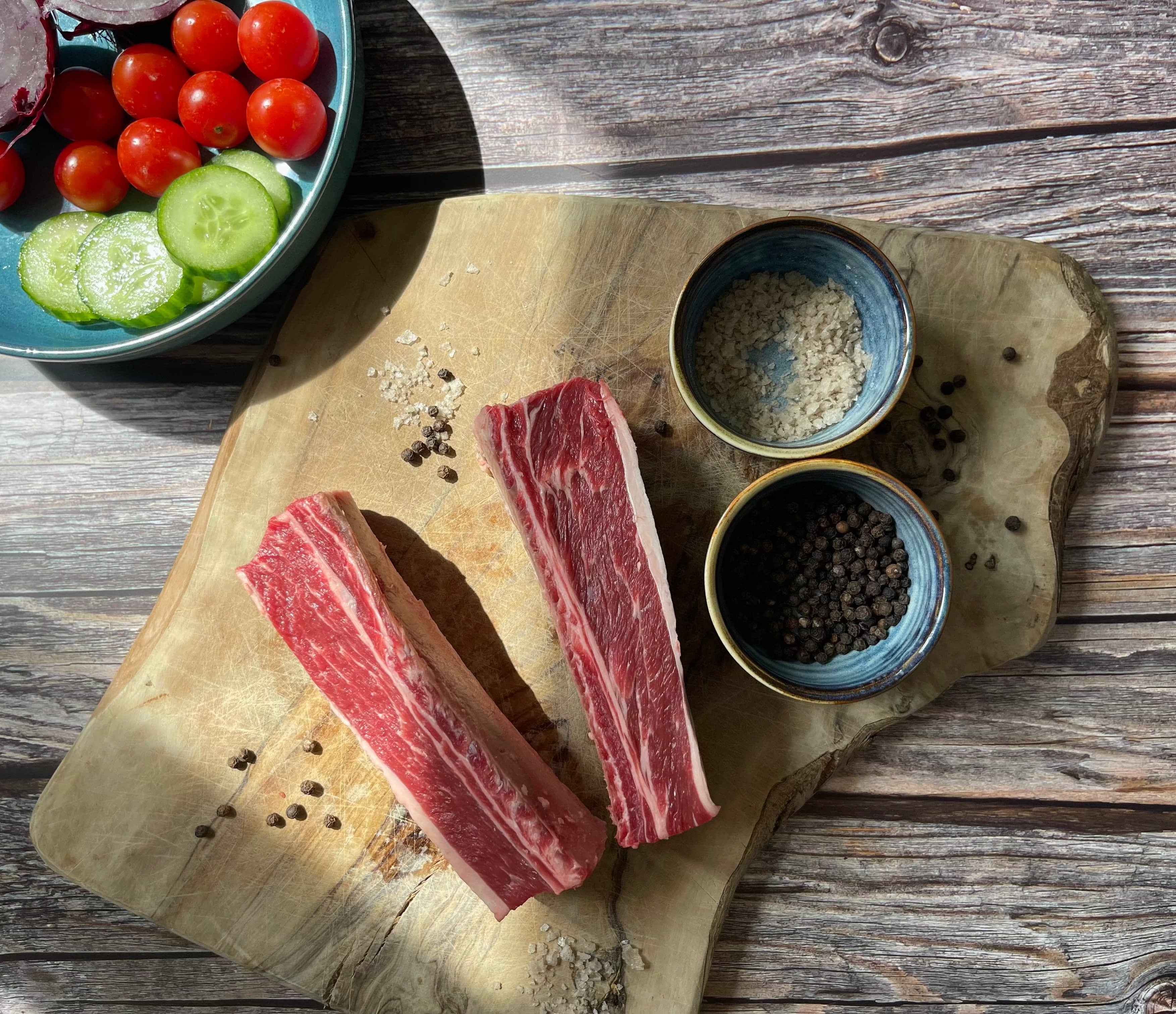Eversfield Organic Beef Organic Jacobs Ladder/Short Ribs 600g