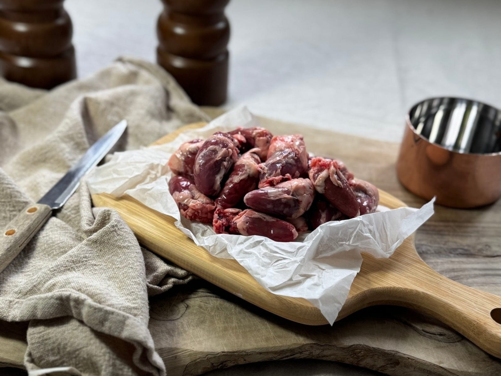 Eversfield Organic Chicken Chicken Hearts, Previously Frozen 250g