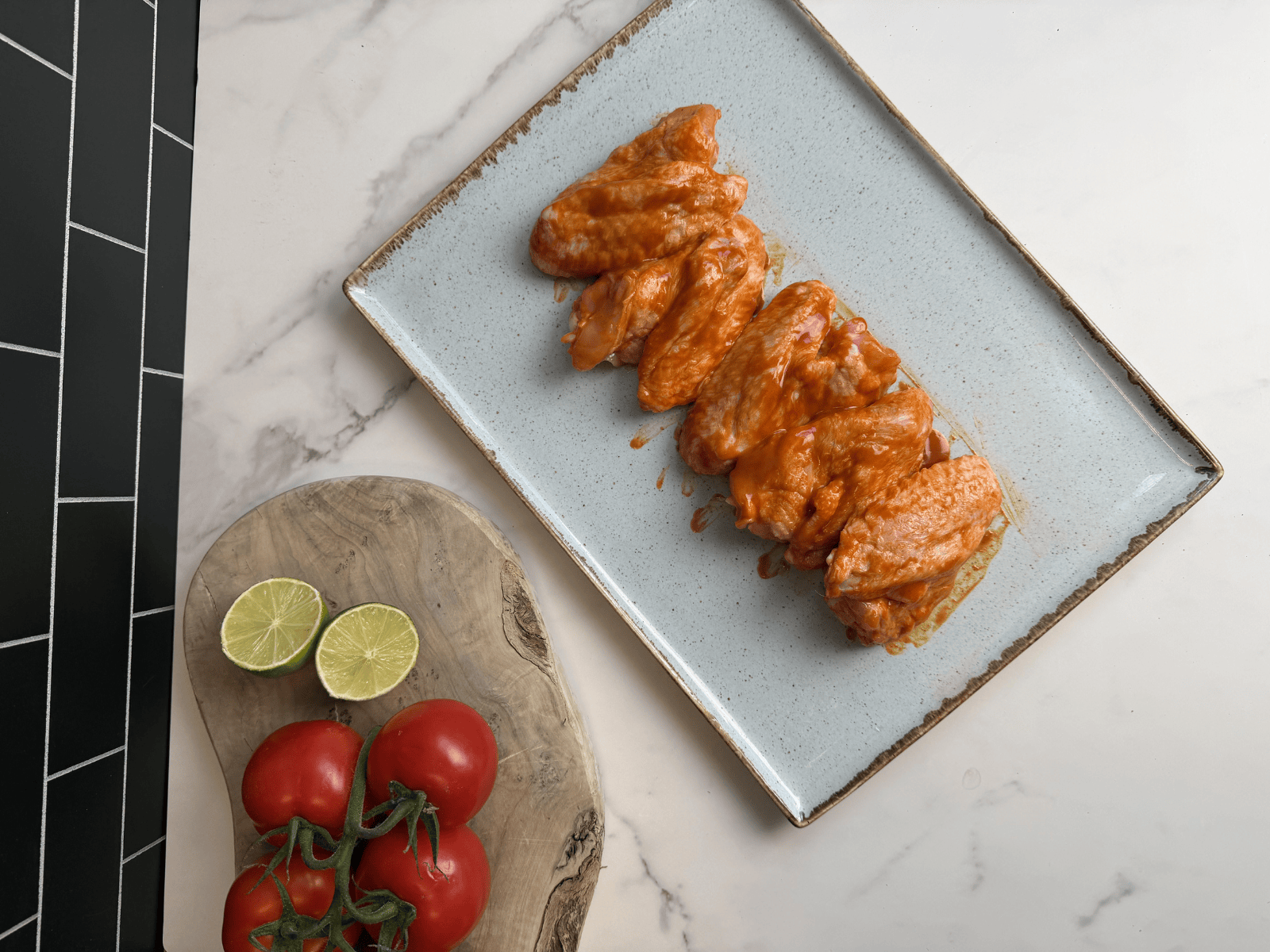 Eversfield Organic  Chicken Organic Buffalo Chicken Wings 400g