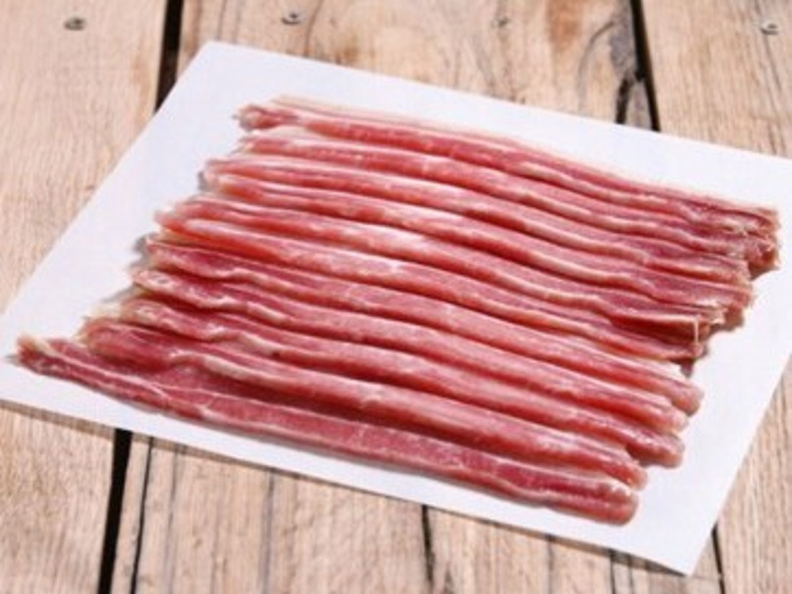 Eversfield Organic Ham and Bacon Nitrate-Free Unsmoked Streaky Bacon 200g