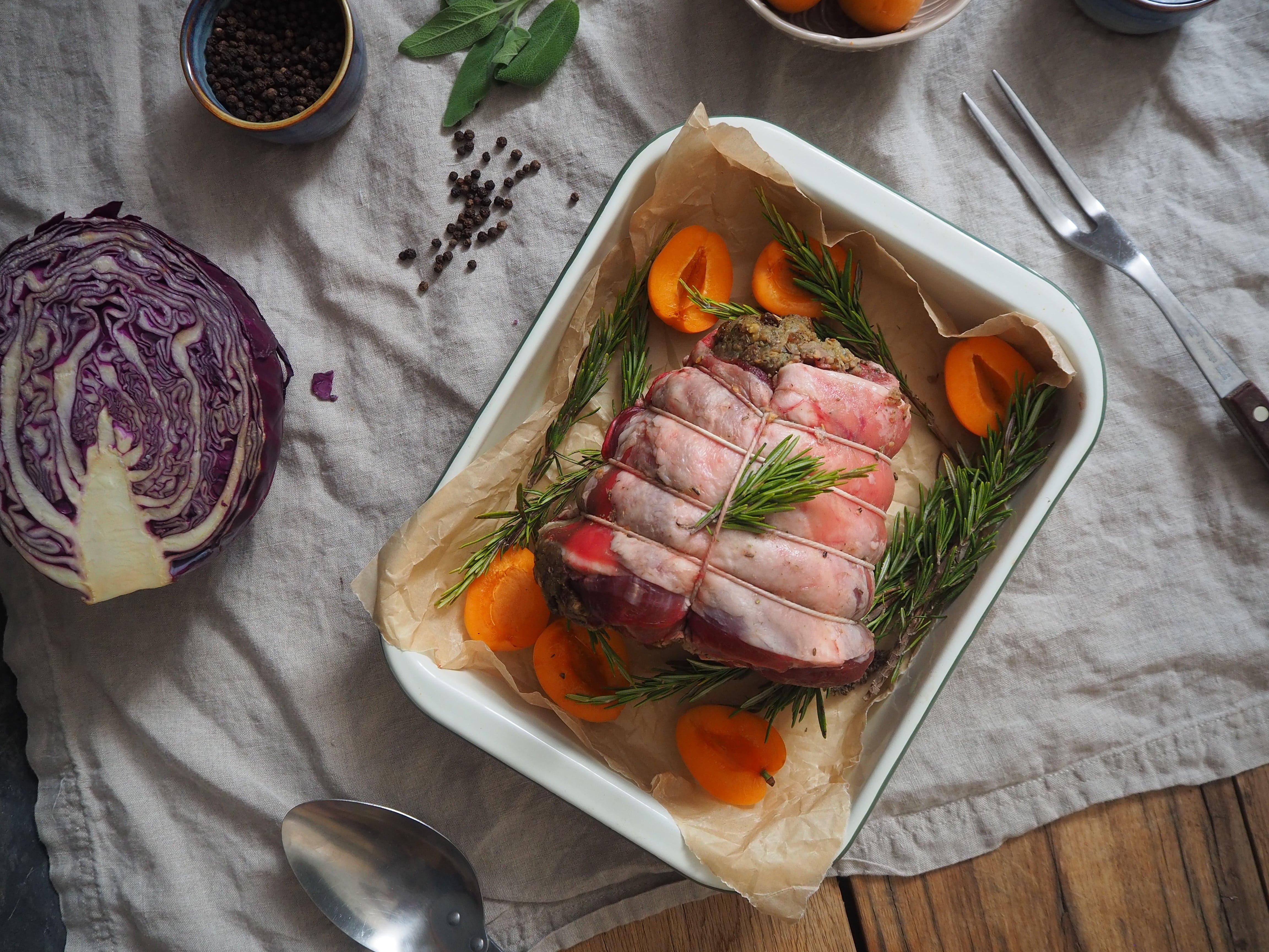 Eversfield Organic  Lamb Apricot & Rosemary Stuffed Lamb Shoulder