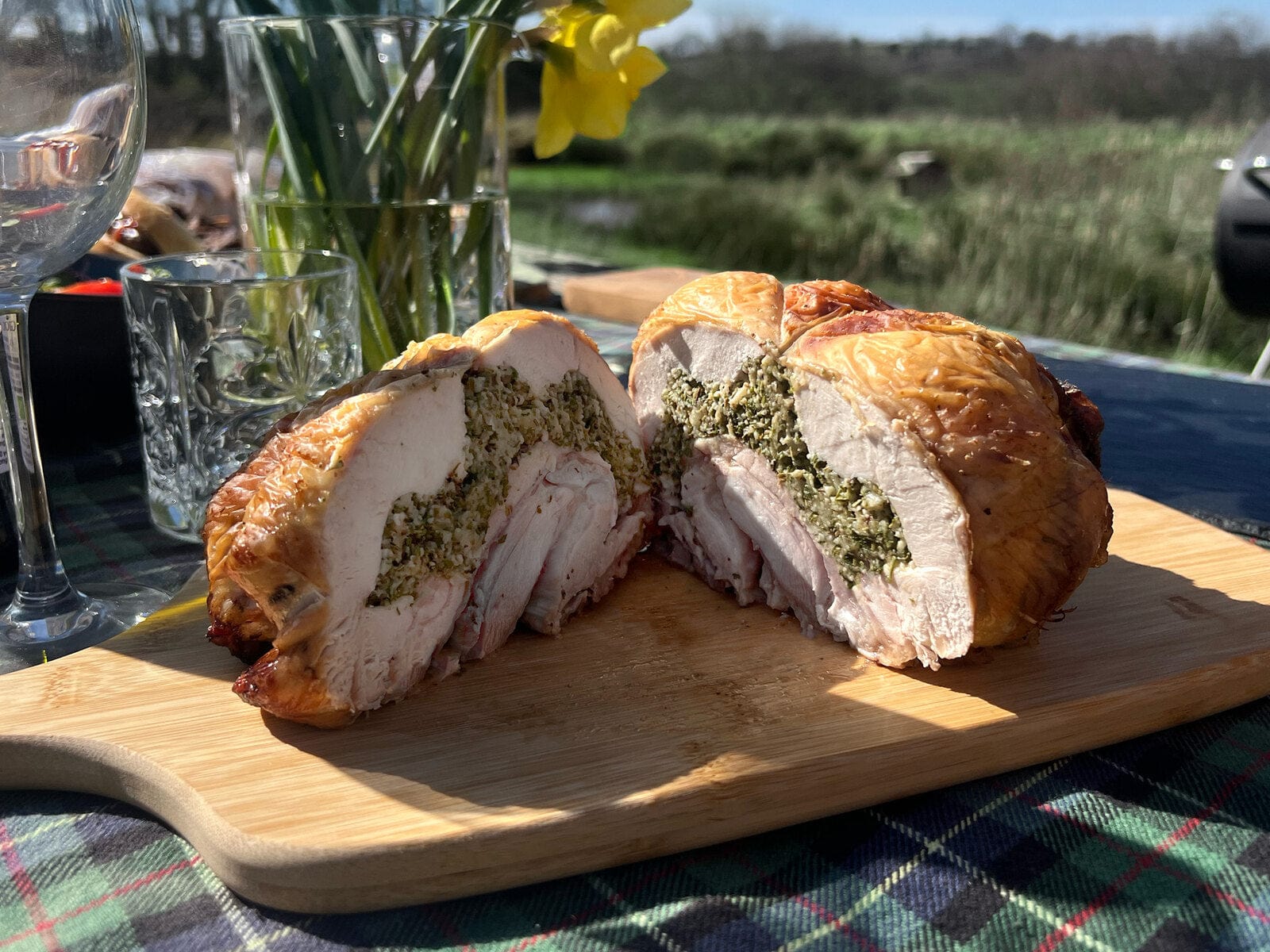 Eversfield Organic  Lemon & Herb Stuffed Boneless Chicken 1.2kg