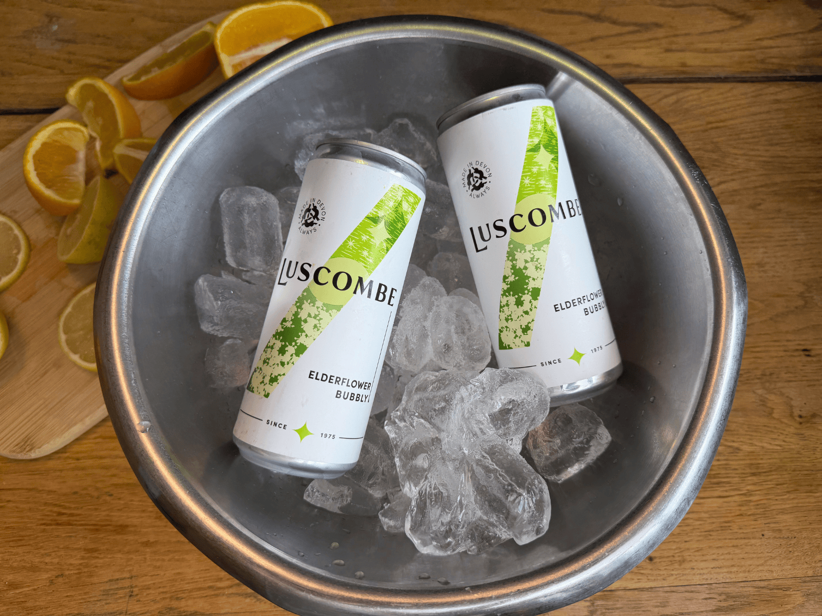 Eversfield Organic Luscombe Elderflower Bubbly 12 x cans