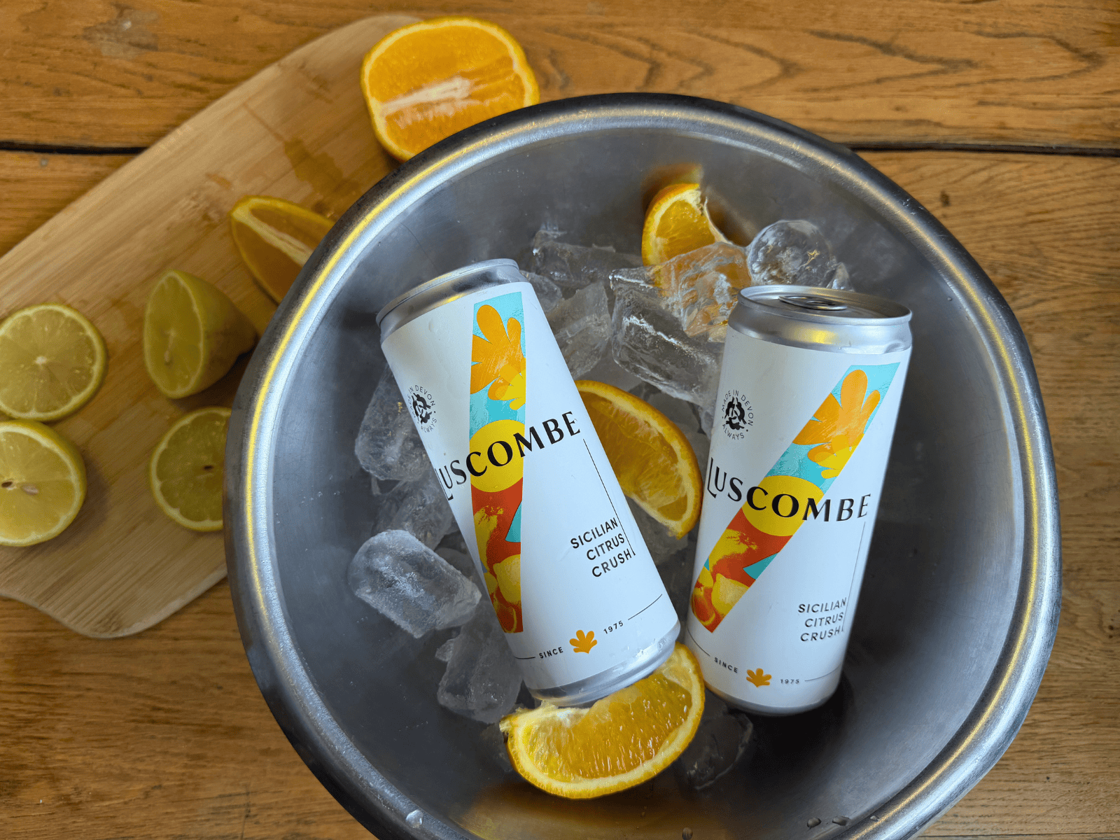 Eversfield Organic  Luscombe Sicilian Citrus Crush 12 x cans