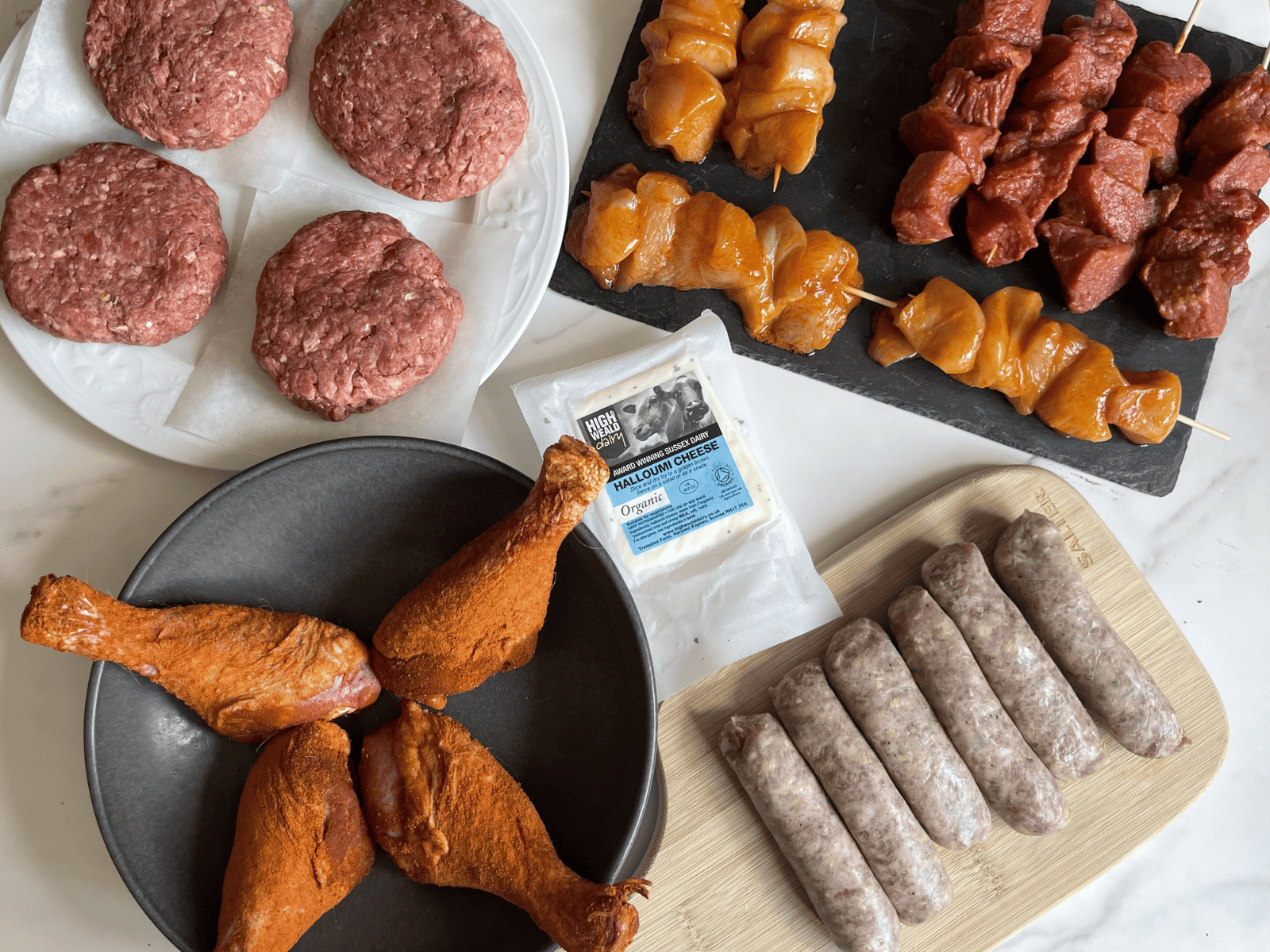 Eversfield Organic Meat and Fish Selection Box Signature Organic BBQ Meat Box Box