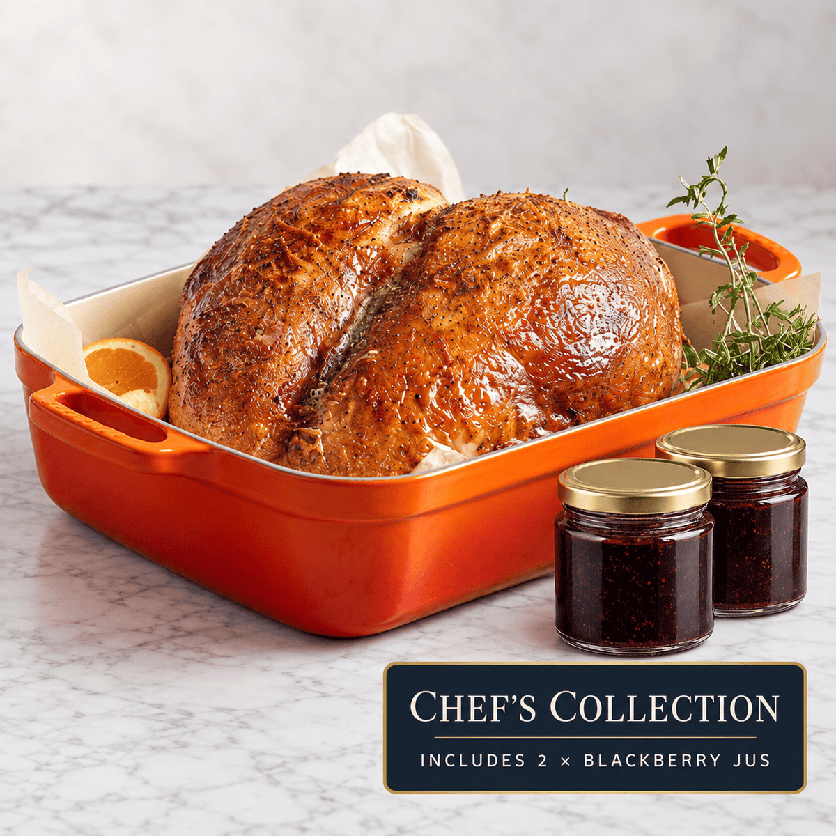 Eversfield Organic  Organic Turkey Crown with Blackberry Jus