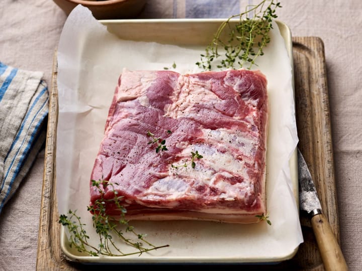 Eversfield Organic Pork Organic Flat Pork Belly On The Bone