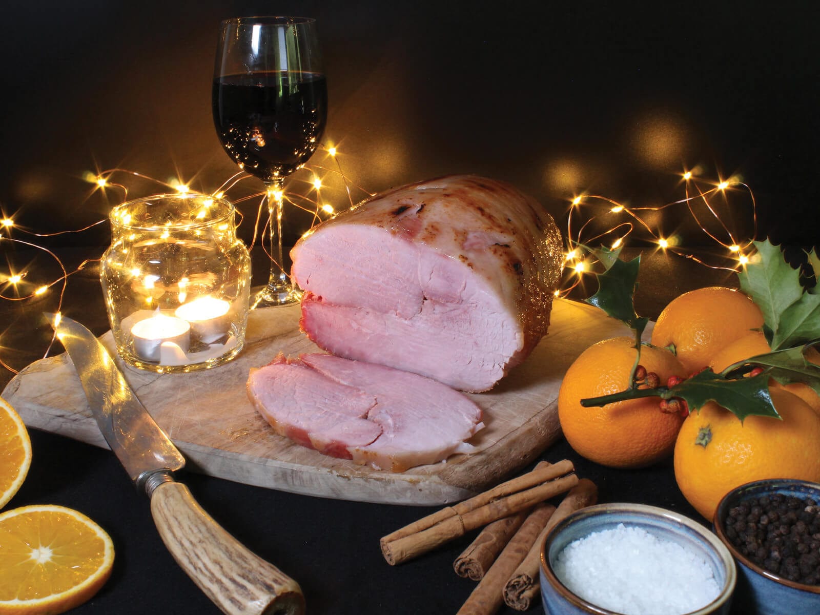 Eversfield Organic Pork Traditional Whole Ham On The Bone Bone In 6-7kg