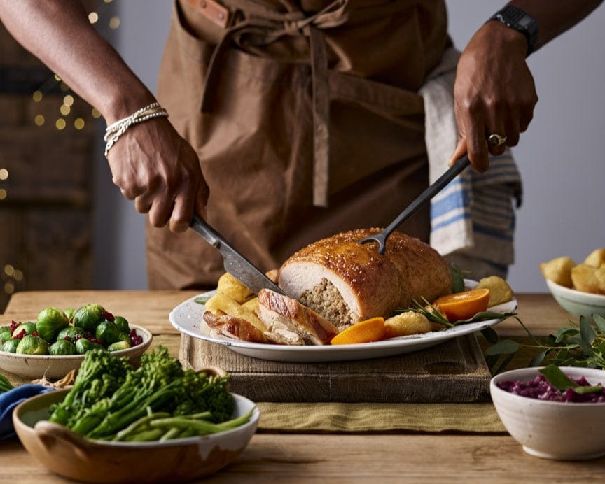 Eversfield Organic turkey Organic Glazed Turkey Stuffed with Cranberry and Orange 2.5kg