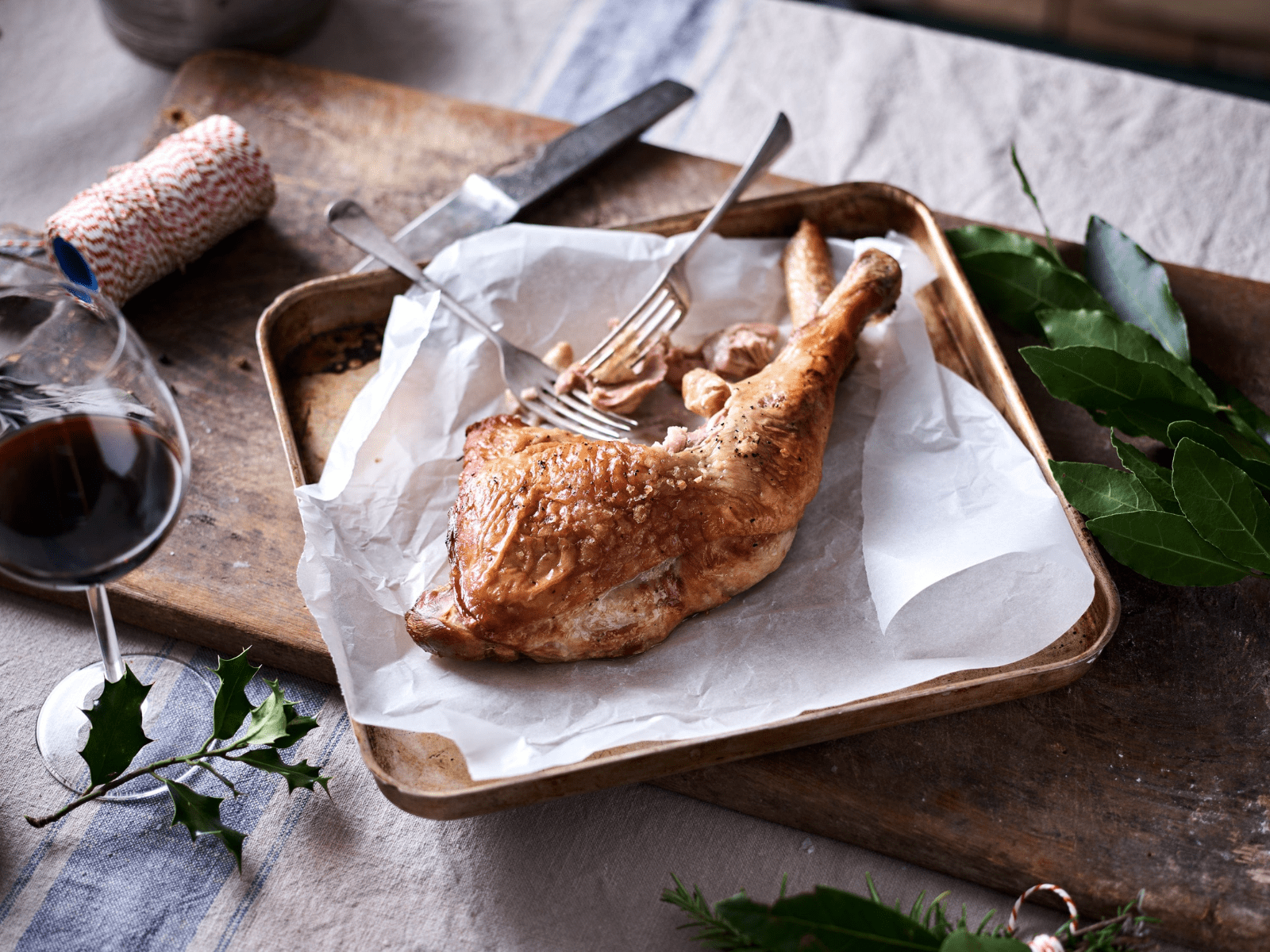 Eversfield Organic turkey Organic Turkey Legs 2x Legs (avg. 750g)